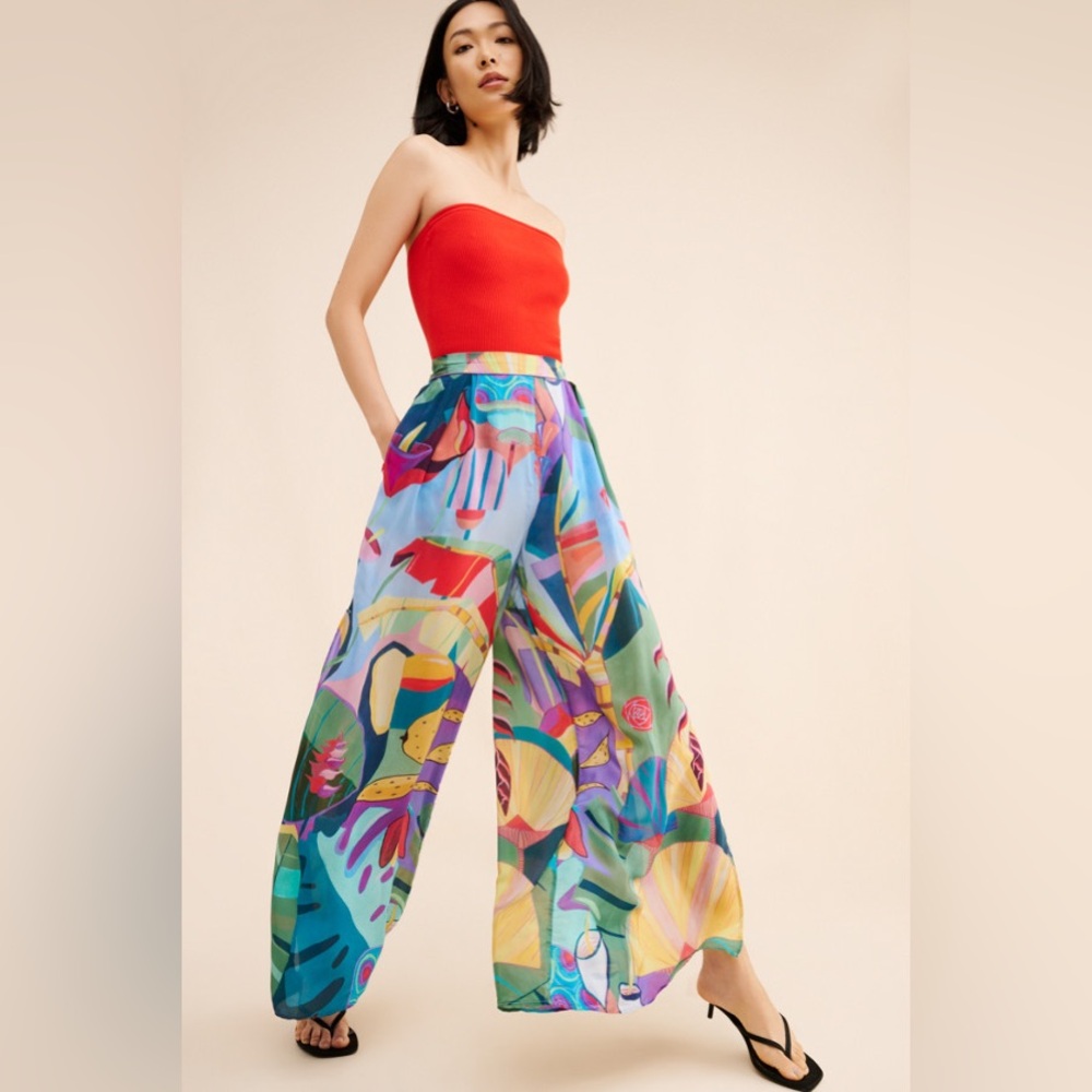 FARM RIO Tropical Scenario Pants